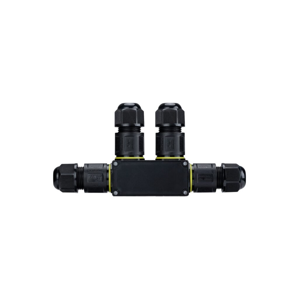 Vandeniui atsparus jungtis, F tipo – 3P – IP68 – 0,5–2,5 mm² – 24 A – T105