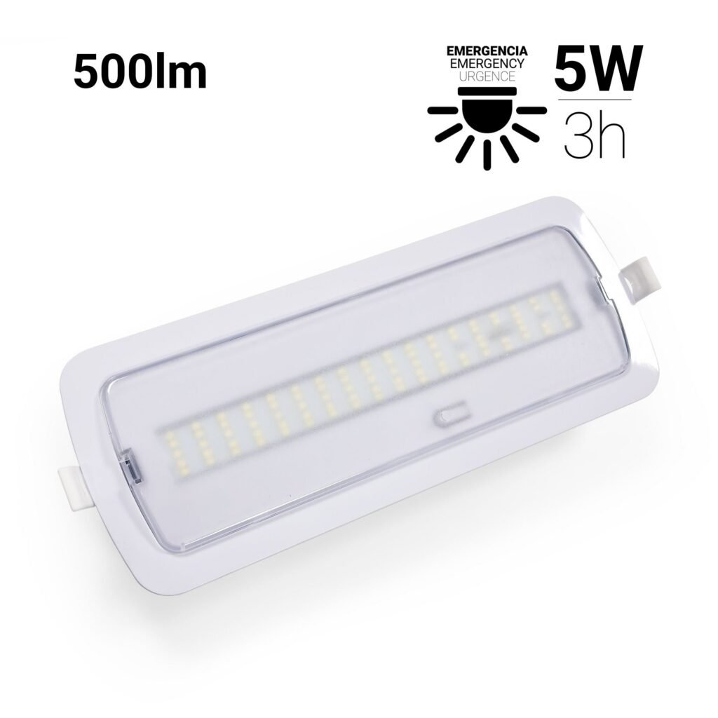 LED avarinė šviesa – 500lm – 3 valandų autonomija