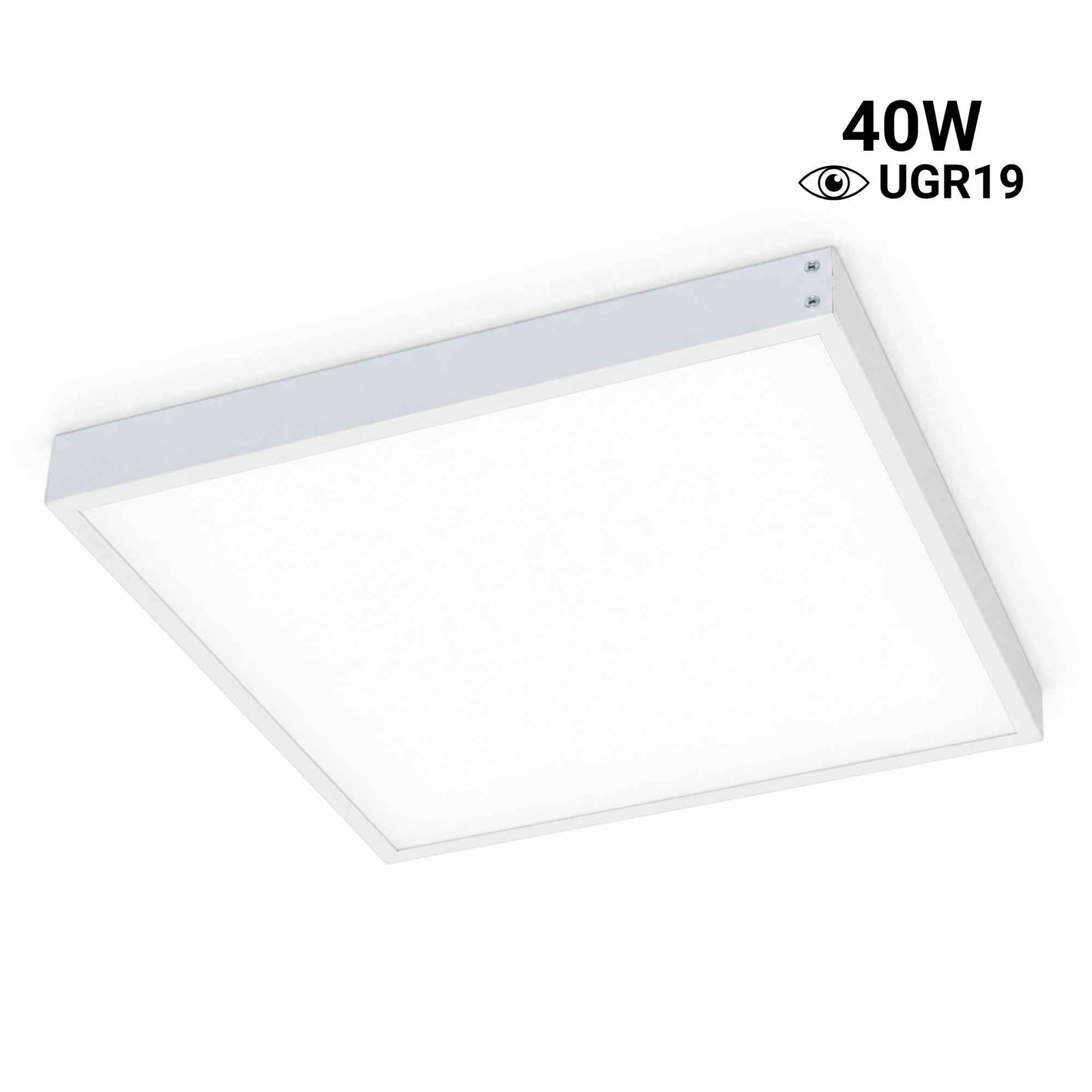 Apšviestas LED skydelis 60x60cm