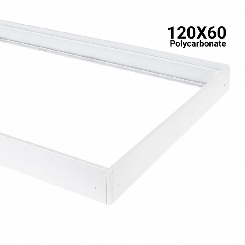 Polikarbonato paviršinio montavimo komplektas LED „Backlight“ skydeliui 120x60 cm